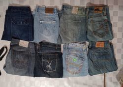 ZARA BAGGY  AND OTHER MIX BRANDS MEN WEAR JEANS  (..