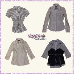 Camisas de Oficina Mix It Girl Y2K (DVC#15)
