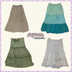 Faldas de algodón flotantes caprichosas Y2K Mezcla..