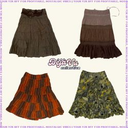 Faldas de algodón Grunge Y2K London (DVC#21)