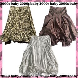 Fairycore vintage skirts-017