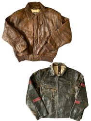 Giubbotto in pelle vintage