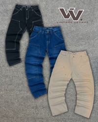 Pantalons en denim style retravaillé Carhartt MOQ ..