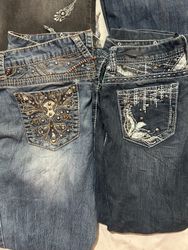 Y2k fashion flare jeans - 14 pcs
