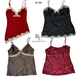 Y2K Pretty Girl Era Silk Slips (RE-1018)