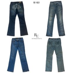 Y2K IT Girl Denim Jeans (RE-1021)