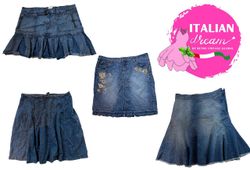 Y2K Pure Denim Midi skirts