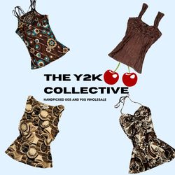Y2K European Ibiza Boho Girl Cami and Halter Tops ..