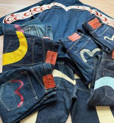 Evisu Diacock Big Logo Jeans
