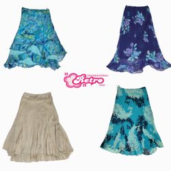 Y2k Aqua Vides Midi Skirt (May-09)