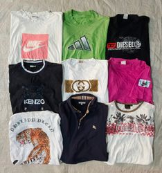 Camisas da marca Gucci, mistura de surf e vintage