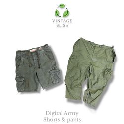 Pantaloni e pantaloni corti Verde Esercito
