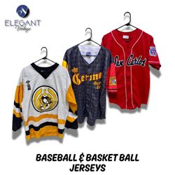 Maillots de basketball et de baseball - 15 pièces