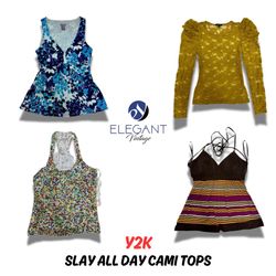 Y2K Slay All Day Cami Top - 12 pezzi - EV0263