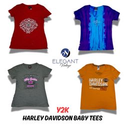 Y2K Harley Davidson Baby Tees - 23 pezzi - EV0270
