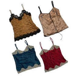 Y2K Silk Cami Tops Mix