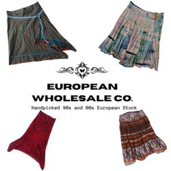 Y2K European Mix Summer Skirts(EWC07)