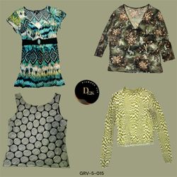Y2K Aesthetic Cream Pattern Tops (GRV-5-015)