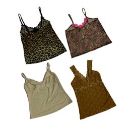 Y2K Cami Tops x Animal Print Mix