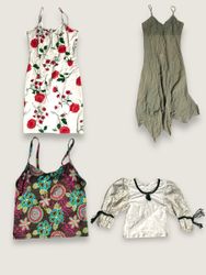 Tropical Vintage x Y2K Tops S-1073