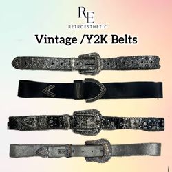 Vintage / Y2K Statement Belts