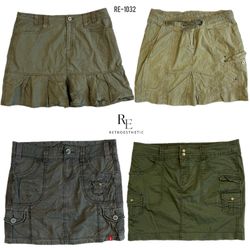Y2K Pretty Girl Era Cotton Mini Skirts (RE-1032)