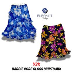 Y2K Barbie Core Gloss Skirts Mix - 12 pieces - EV0..