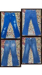G0205 Women's Embellished Flared Jeans- 15 pieces