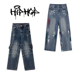 24x Hip Hop jeans | Y2K Hip Hop pants