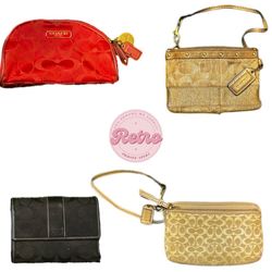 Y2K Coach Portafogli e Braccialetti: 10 pezzi