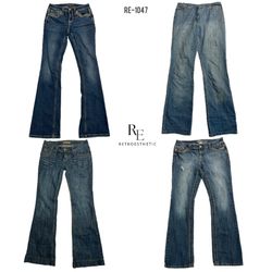 Y2K Cyber Girl Era Denim Jeans (RE-1047)