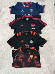 Premium Football T-Shirts 33 Pcs