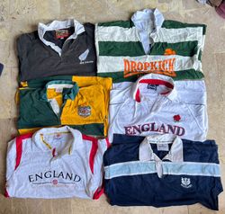 Mix vintage club rugby shirts bundle 2