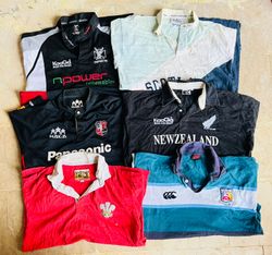 Mix vintage club rugby shirts bundle 3