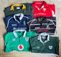 Mix vintage club rugby shirts bundle 4