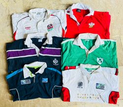Mix vintage club rugby shirts bundle 6