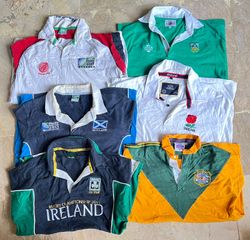Mix vintage club rugby shirts bundle 7