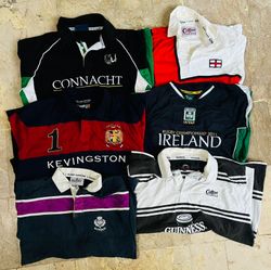 Mix vintage club rugby shirts bundle 10