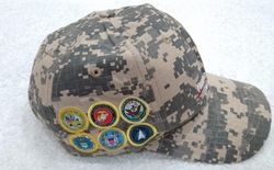CR4325 Casquettes Camouflage Vintage - 15 Pcs