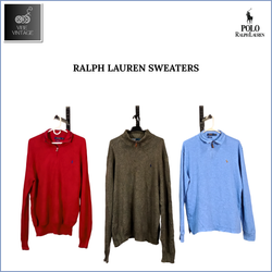 RALPH LAUREN SWEATERS - 43 PCS