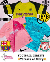 Football / Soccer Jerseys Including Nike, Adidas, ..