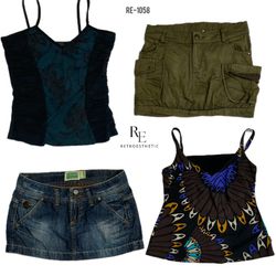 Y2K Incredible Girl Skirt And Camisole (RE-1058)