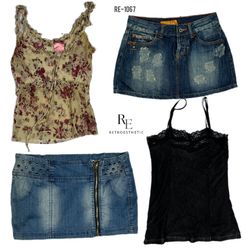 Y2K The Cutesy Skirt And Camisole (RE-1067)