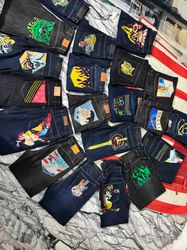 Vintage Baggy Hip Hop Jeans – Embroidere..