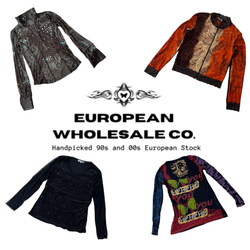 Mezcla de tops de malla de estética europea Y2K (E..