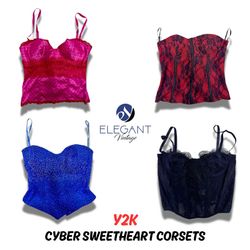 Y2K Cyber Sweetheart Corsets - 10 piezas - EV0300