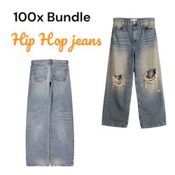 100x Hip Hop |Y2k styles baggy jeans