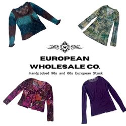 Verano Y2K en Italia Mezcla de Tops de Malla (EWC6..