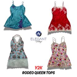 Y2K Rodeo Queen Tops - 14 piezas - EV0305
