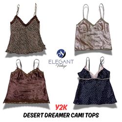 Y2K Desert Dreamer Cami Tops - 10 piezas - EV0306